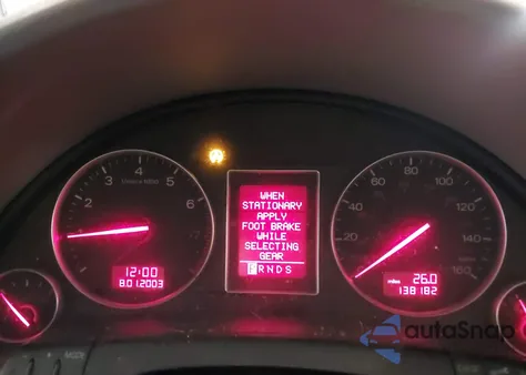 2003 Audi A4 1.8T из США, поврежденный, VIN WAULC68E03A198226